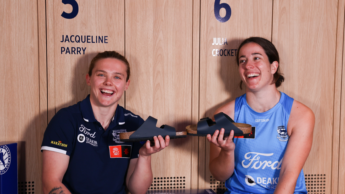 Birkenstock Australia x Geelong Cats AFLW Team