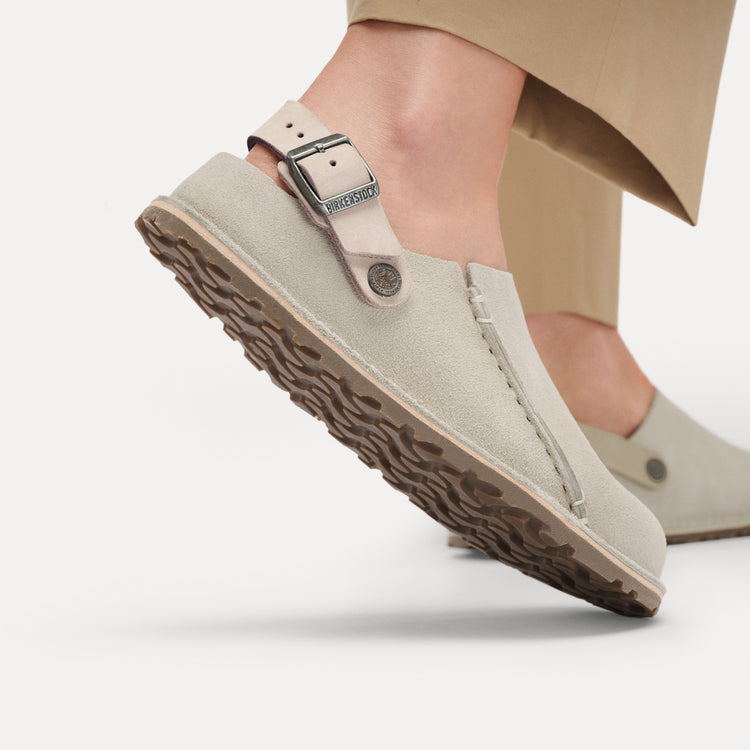 Lutry Oyster Suede Leather