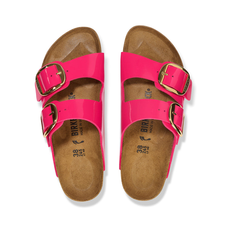 Arizona Big Buckle Patent Fuchsia Fusion Birko-Flor top view