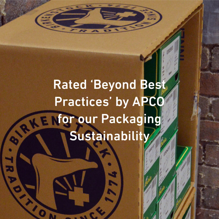 Rated 'Beyond Best Practices' by APCO for our Packaging Sustainability tile