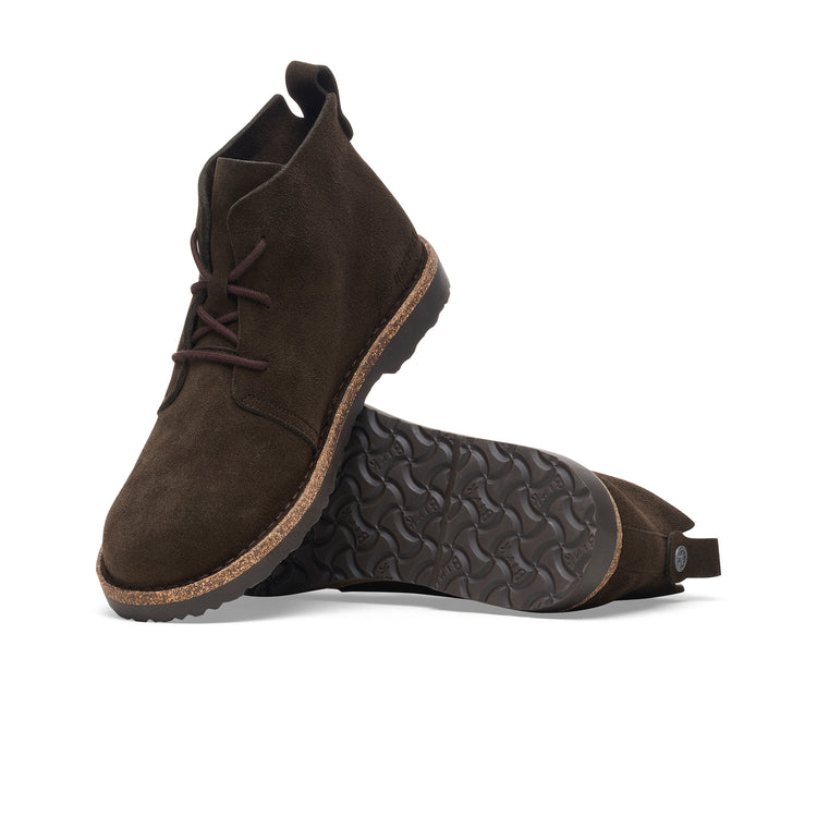 Uppsala Mid Mocca Suede Leather sole view