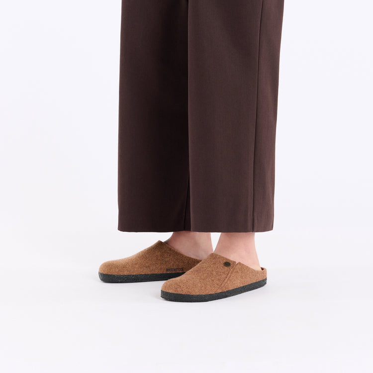 Zermatt Toffee Melange Wool Felt