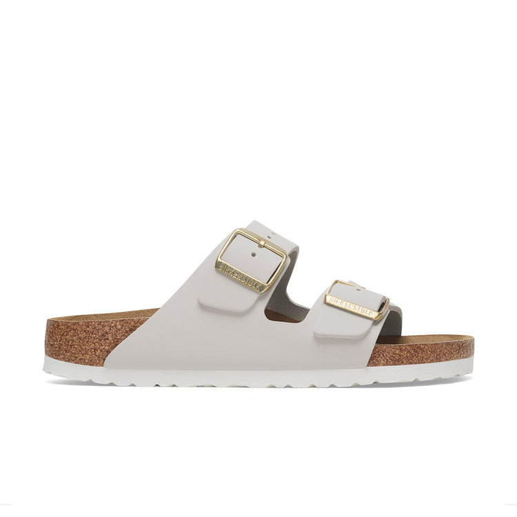 Birkenstock Arizona Antique White Nubuck Leather side view
