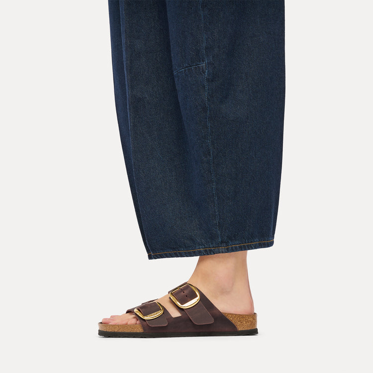 Birkenstock Australia Arizona Big Buckle Habana Oiled Leather On Model 1