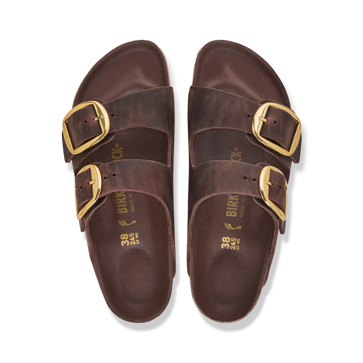 Birkenstock Australia Arizona Big Buckle Habana Oiled Leather Top View