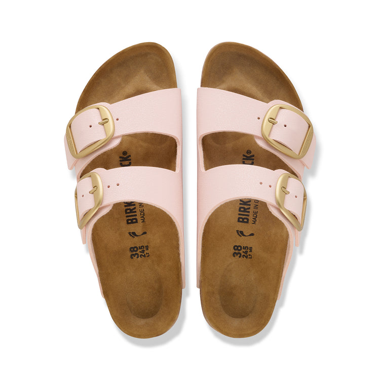 Birkenstock Australia Arizona Big Buckle Light Rose BirkiBuc top view