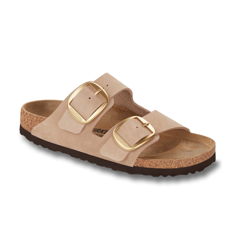 Birkenstock Arizona Big Buckle Sandcastle Nubuck Leather