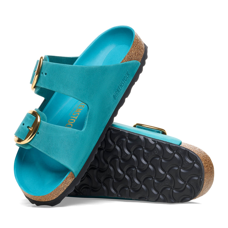 Birkenstock Arizona Big Buckle Biscay Bay Oiled Leather sole view
