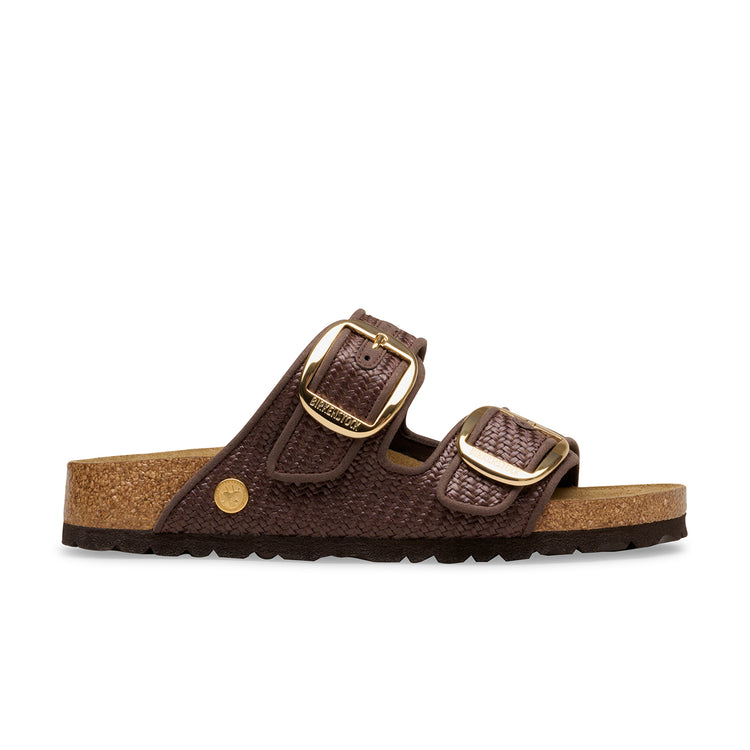 Birkenstock Australia Arizona Big Buckle Raffia Carafe Textile side view