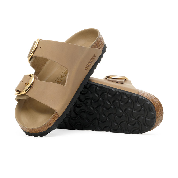 Birkenstock Arizona Big Buckle Tabacco Brown Oiled Leather sole view