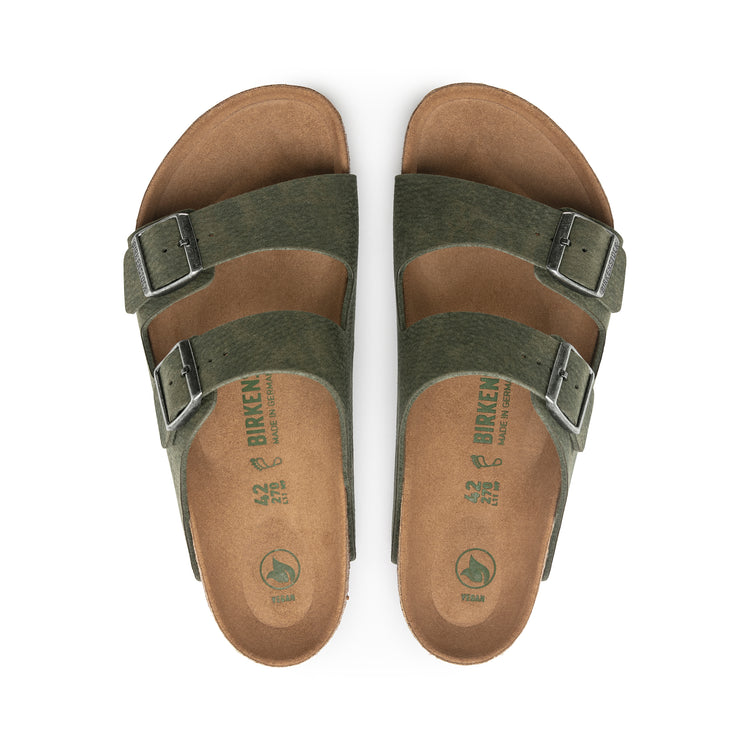 Birkenstock Arizona Desert Dust Vegan Thyme Synthetic Soft top view