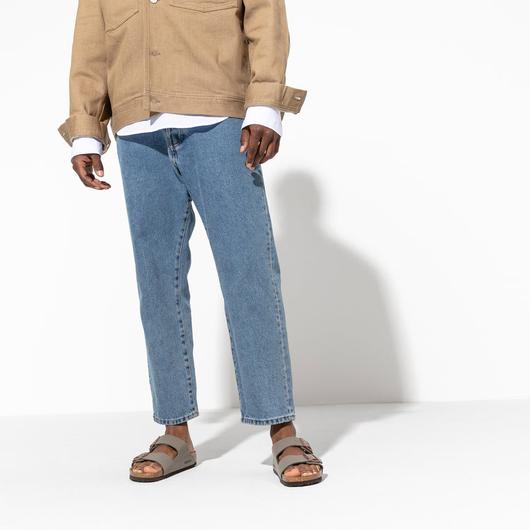 Birkenstock Arizona Stone BirkiBuc on male model