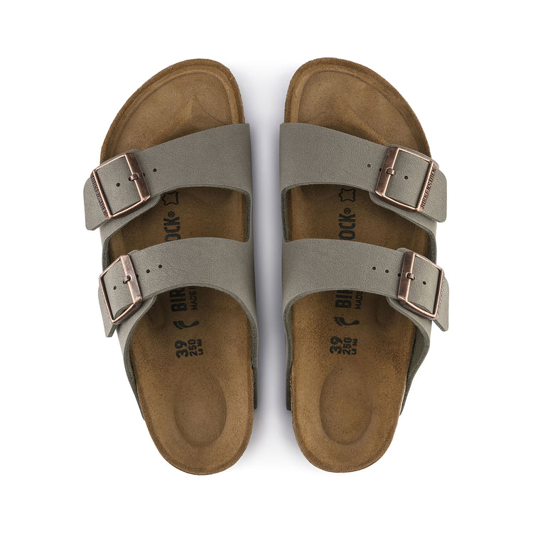 Birkenstock Arizona Stone BirkiBuc top view