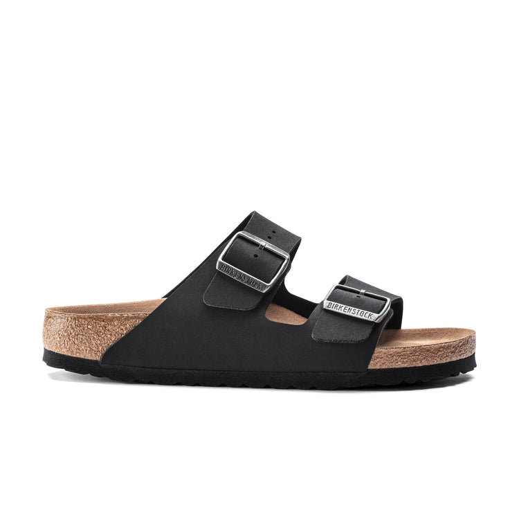 Birkenstock Arizona Vegan Birkibuc Microfibre Black side view