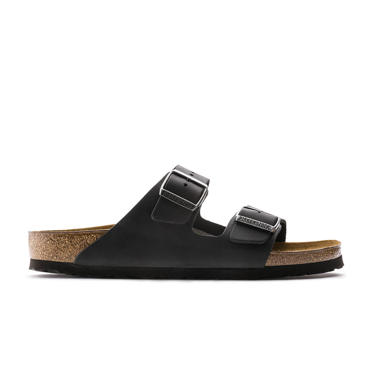 Birkenstock Arizona Black Oiled Leather side view