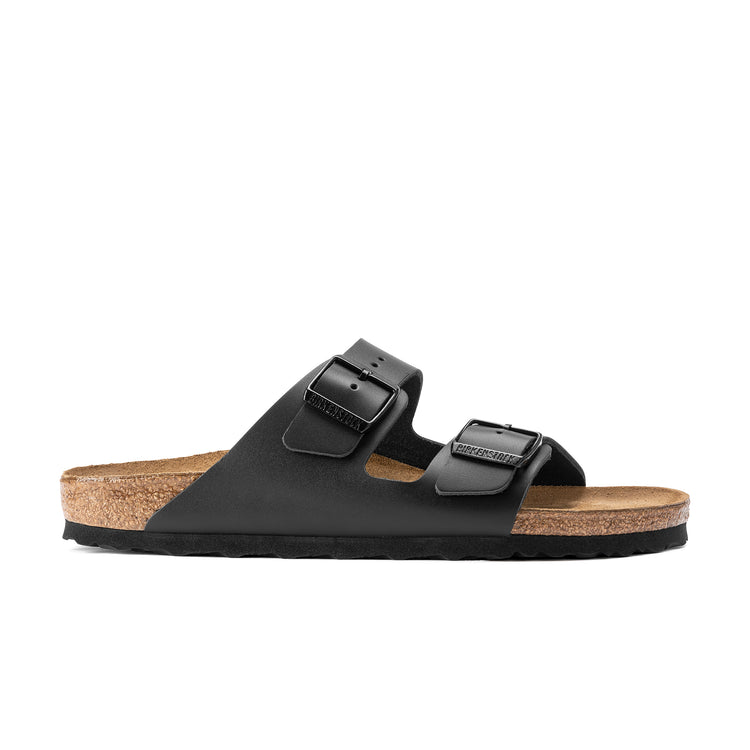 Birkenstock Arizona Black Smooth Leather side view