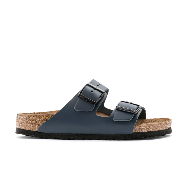 Birkenstock Arizona Blue Smooth Leather side view