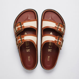 Arizona Bold Cinnamon Canvas/Smooth Leather