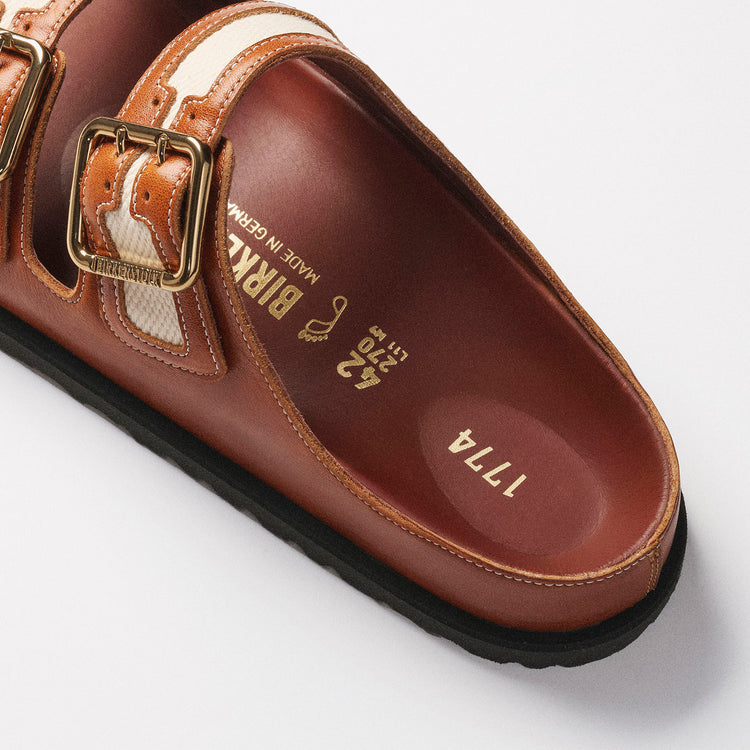 Arizona Bold Cinnamon Canvas/Smooth Leather