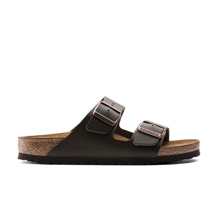 Birkenstock Arizona Brown Smooth Leather side view