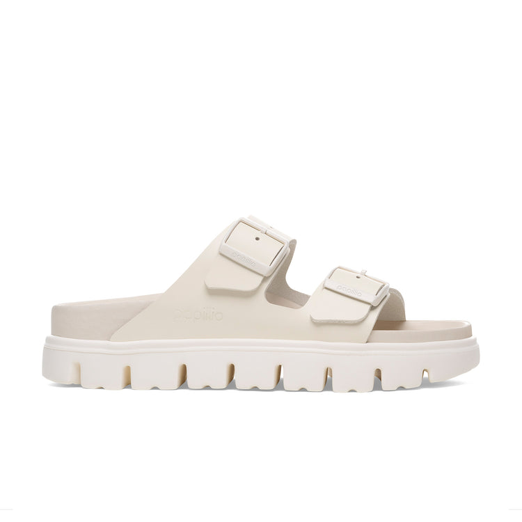 Birkenstock Arizona Chunky Exquisite Eggshell Smooth Leather side view