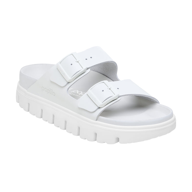 Birkenstock Arizona Chunky Exquisite Smooth Leather White