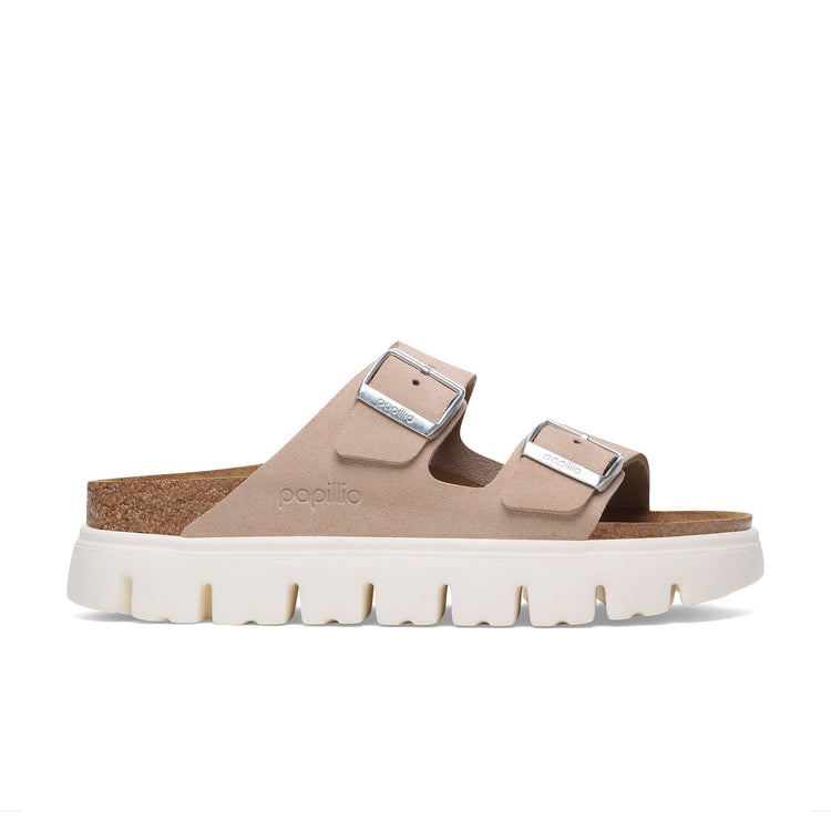 Birkenstock Arizona Chunky Light Rose Suede Leather side view