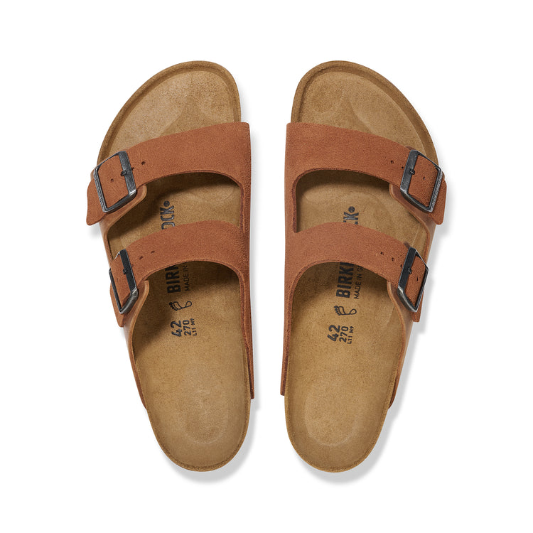 Arizona Cognac Oiled/Suede Leather top view