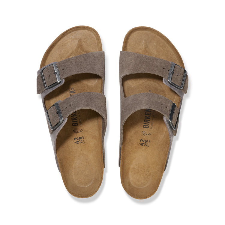 Arizona Concrete Grey Oiled/Suede Leather top view