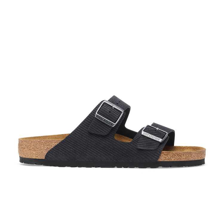 Arizona Corduroy Midnight Embossed Suede Leather side view