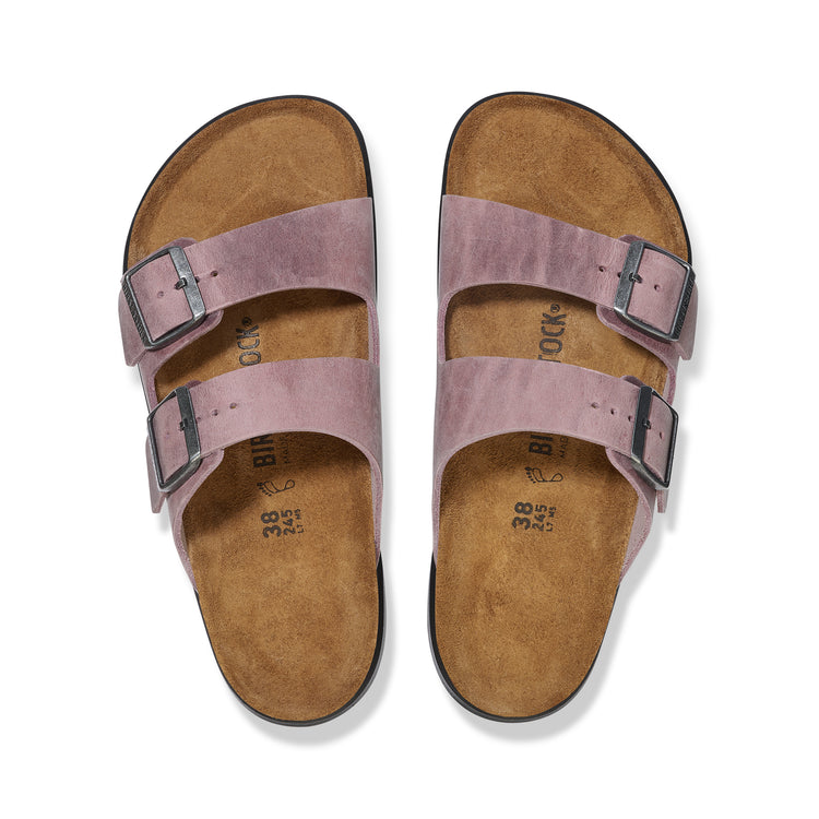 Arizona Cross Town W Lavender Oiled Leather top view