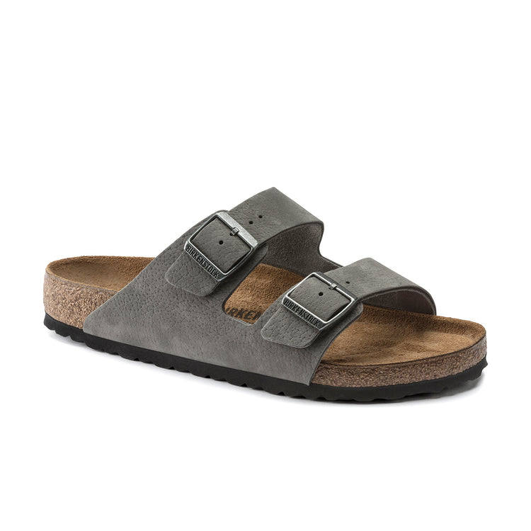 Birkenstock Arizona Desert Buck Whale Grey Nubuck Leather