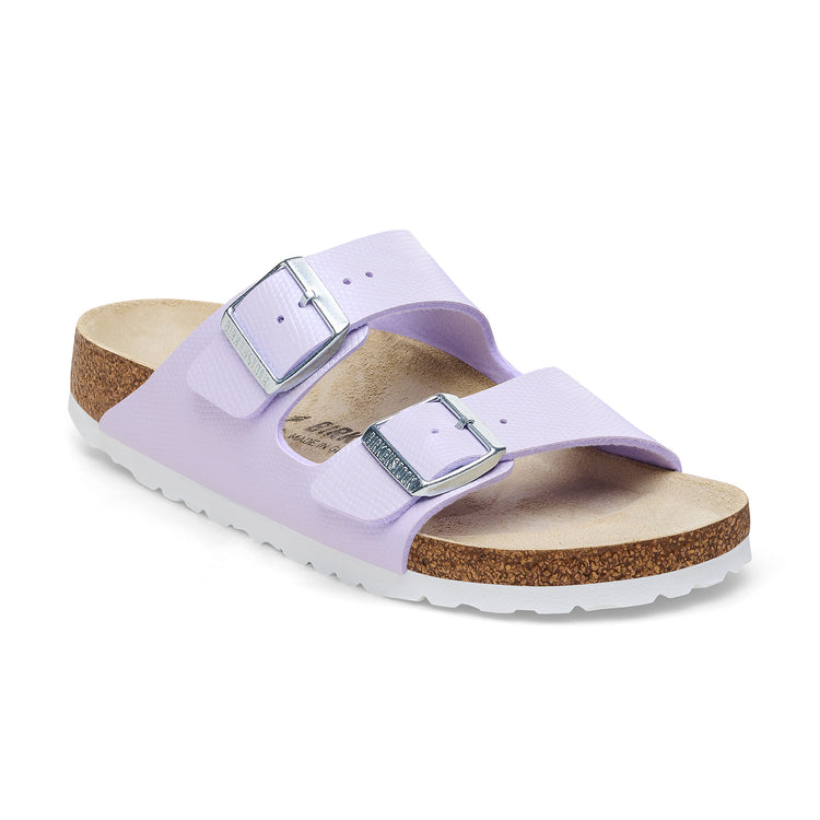 Birkenstock Arizona Embossed Birko-Flor Shiny Embossed Purple Fog
