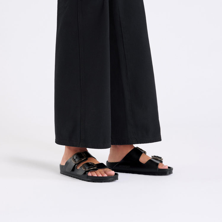Birkenstock Arizona EVA Big Buckle Black on model 1