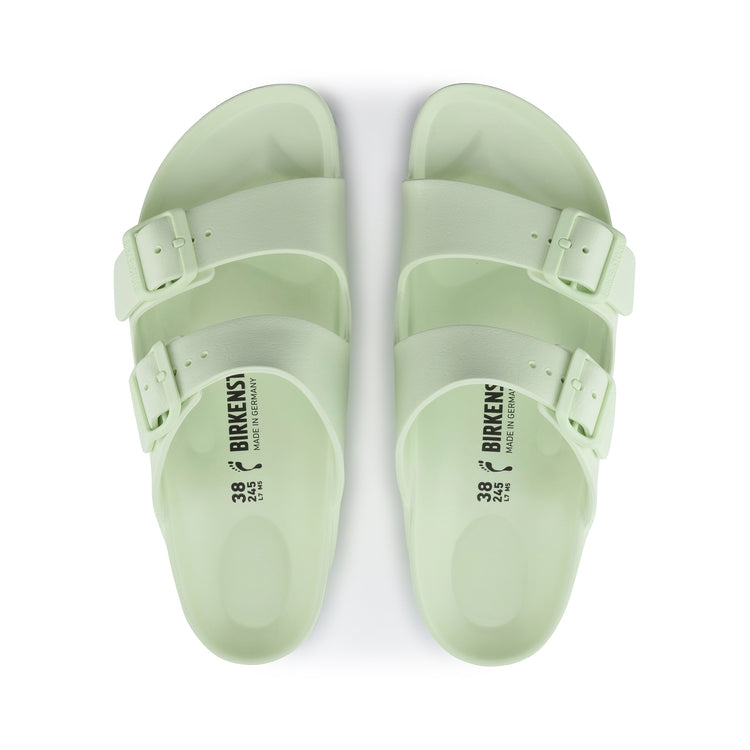 Birkenstock Arizona EVA Faded Lime top view