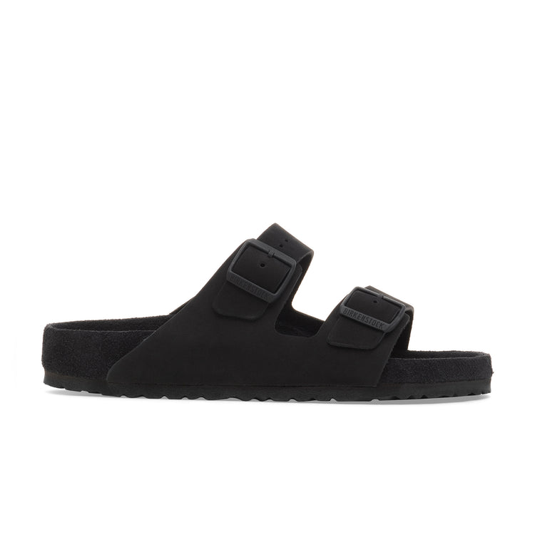 Birkenstock Arizona Exquisite Black Nubuck Leather side view