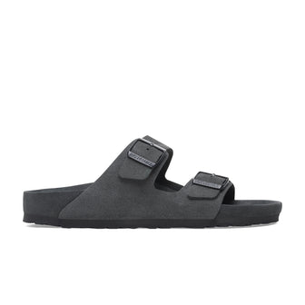 Birkenstock Arizona Exquisite Charcoal Suede Leather side view