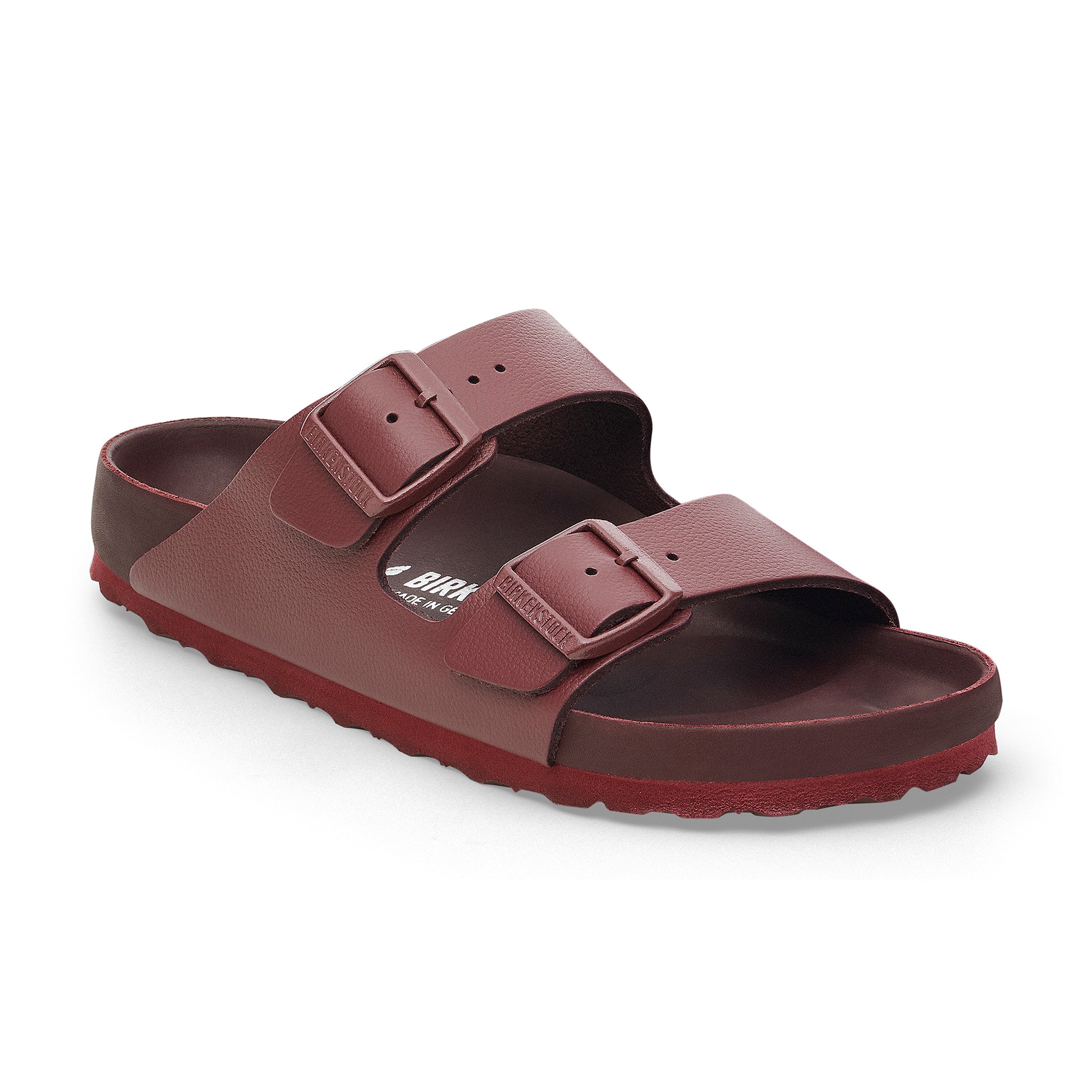 Birkenstock Arizona Exquisite Zinfandel Natural Leather