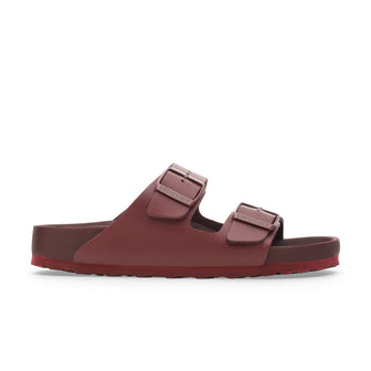 Birkenstock Arizona Exquisite Zinfandel Natural Leather side view