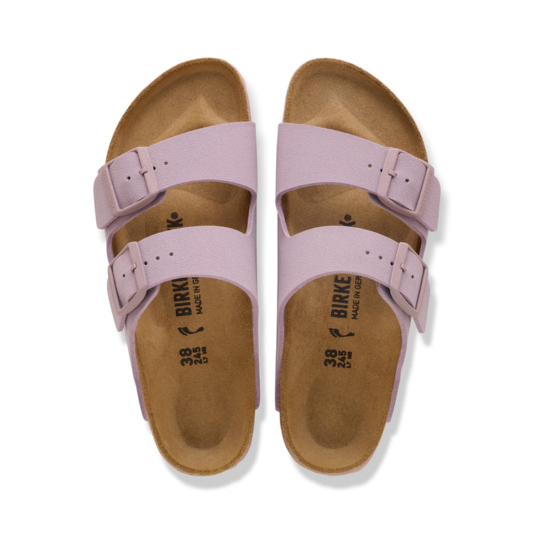 Birkenstock Australia Arizona Faded Purple BirkiBuc top view