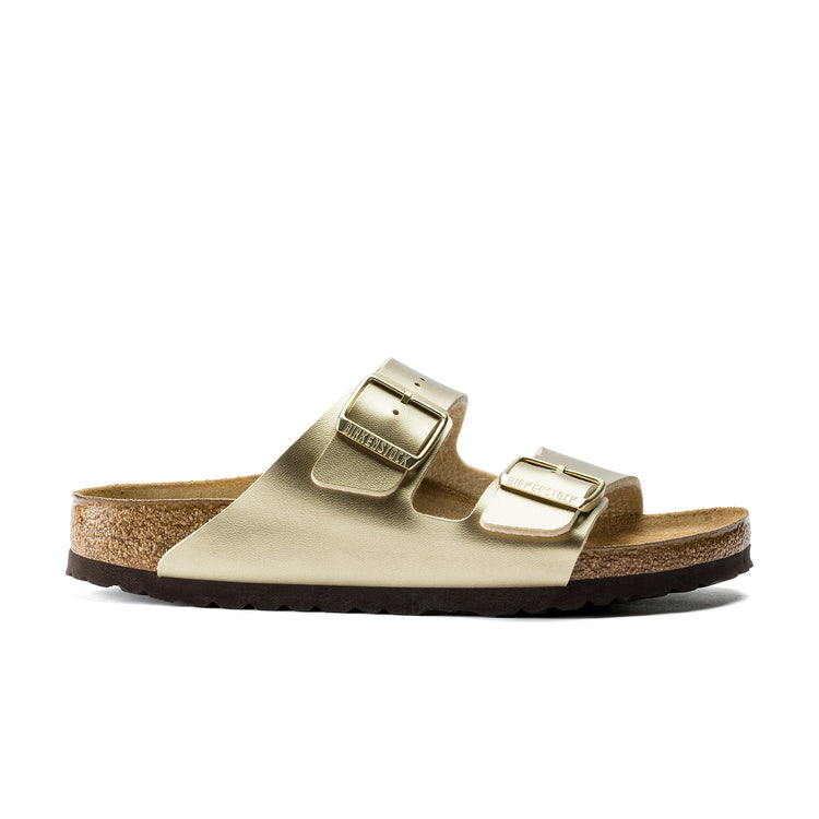 Birkenstock Arizona Birko-Flor gold side view