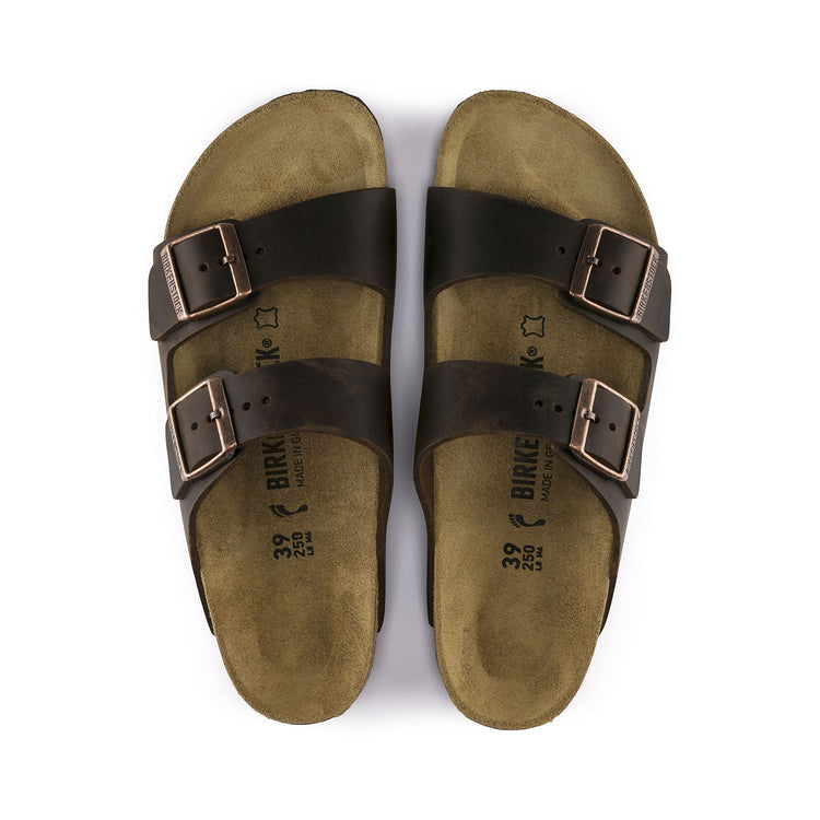 Bitkenstock Arizona Habana Oiled Leather top view
