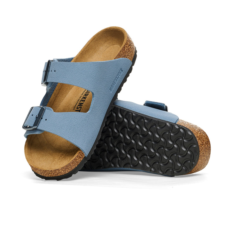 Birkenstock Arizona Kids Elemental Blue BirkiBuc sole view