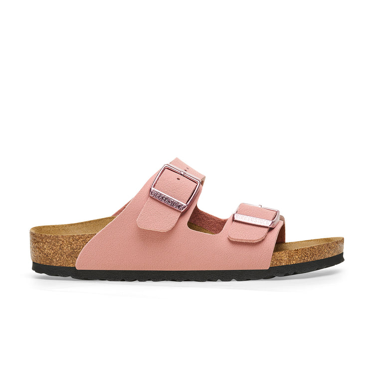 Birkenstock Arizona Kids Pink Clay BirkiBuc side view