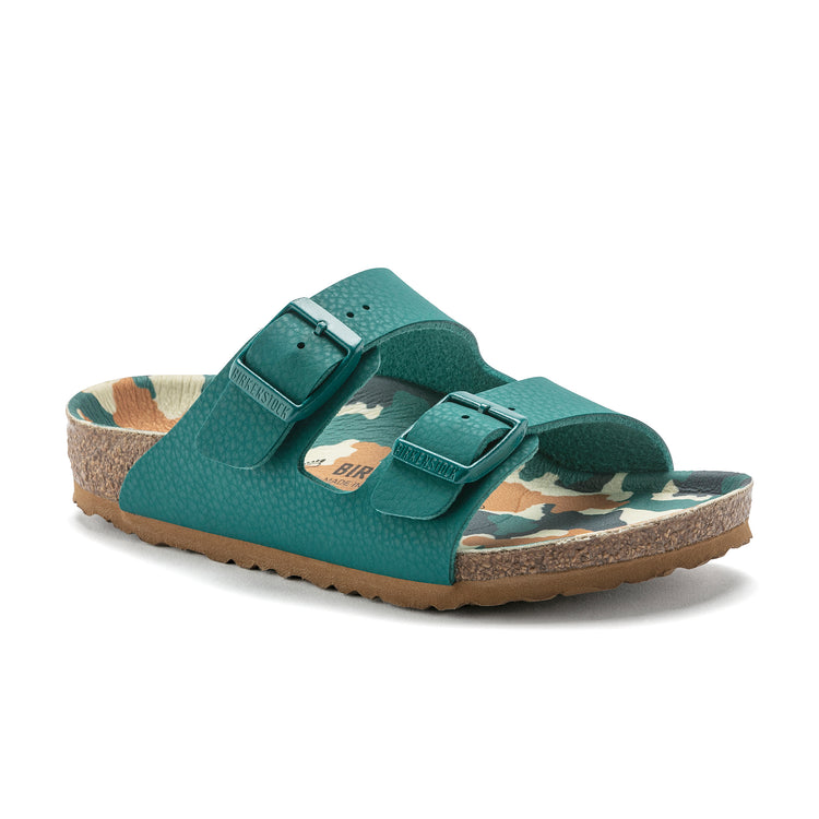 Birkenstock Arizona Kids Camo Dark Teal Birko-Flor