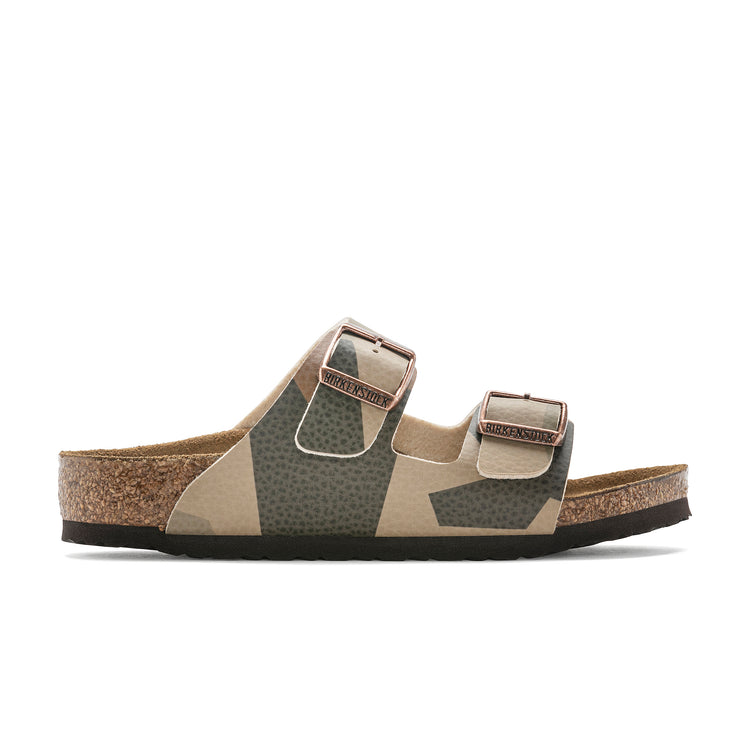 Birkenstock Arizona Kids Camo Multicolour/Brown Birko-Flor side view