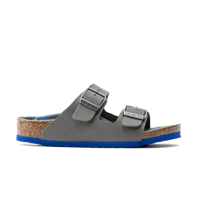 Birkenstock Arizona Kids Grey/Multicolour Camo Birko-Flor side view