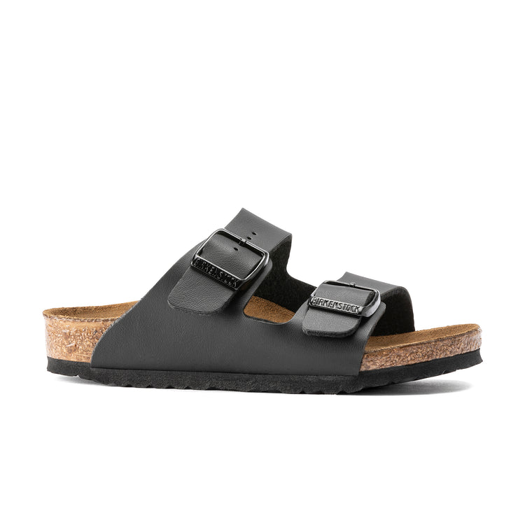 Birkenstock Arizona Kids Black Birko-Flor side view
