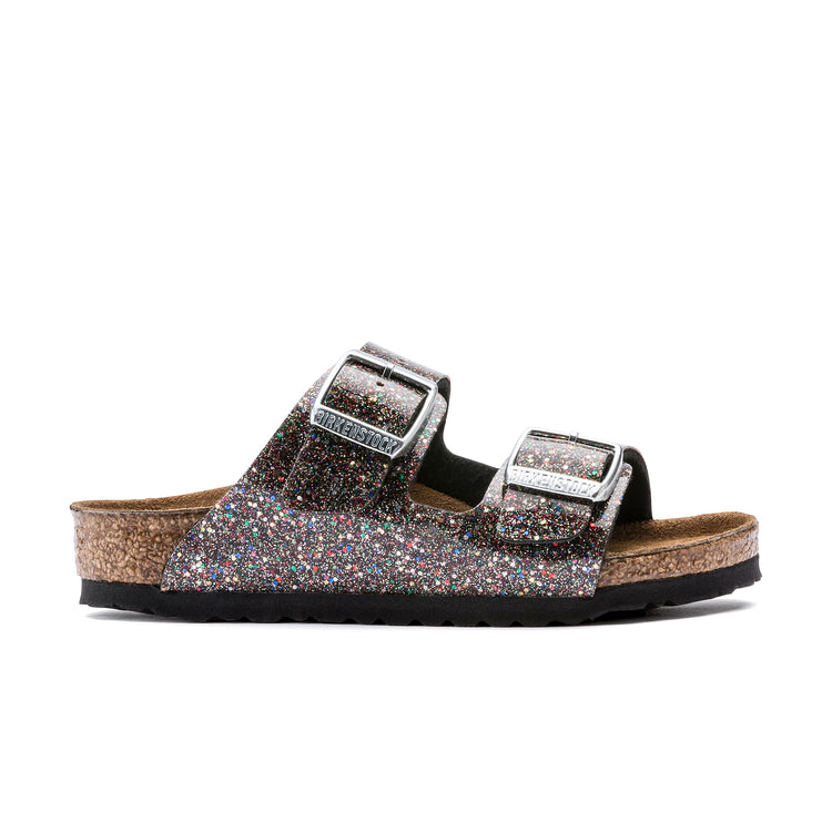 Birkenstock Australia Arizona Kids Cosmic Sparkle Black Multi Birko-Flor Side View