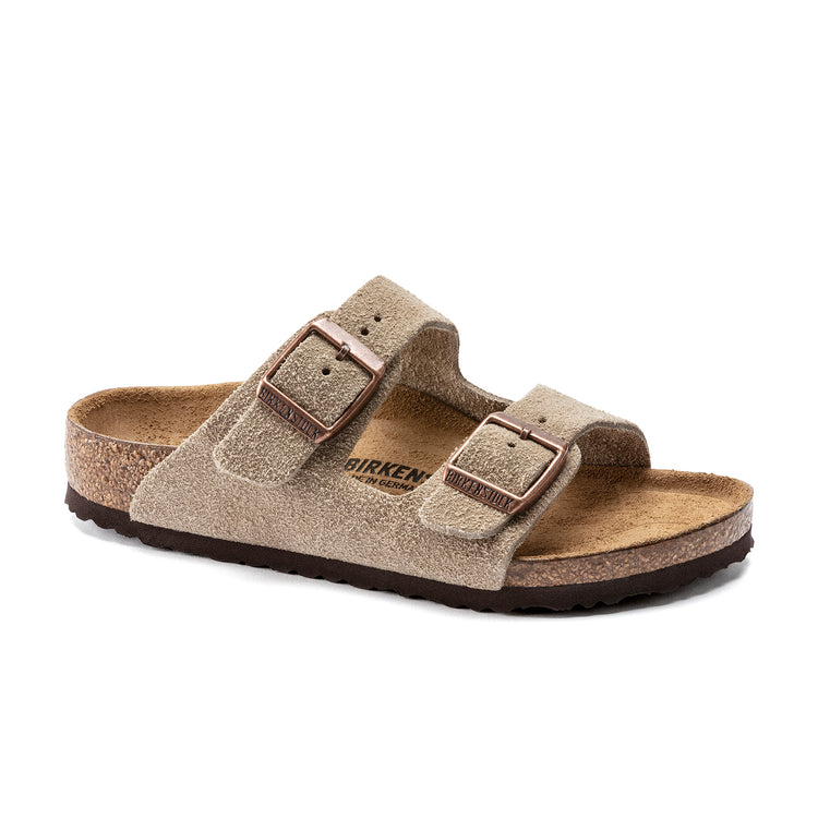 Birkenstock Arizona Kids Taupe Suede Leather